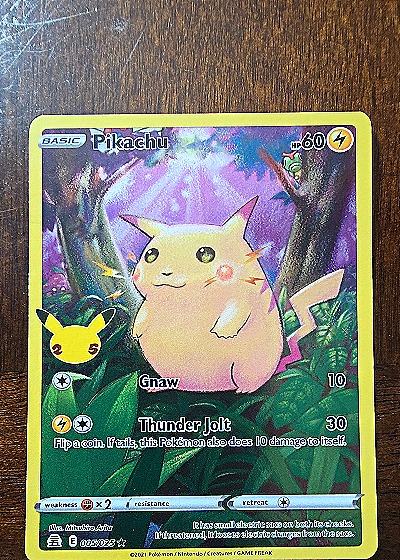 2021 Pokémon Celebrations #005 Pikachu — front