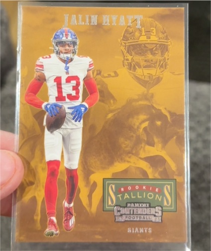 2023 Panini Contenders #20 Jalin Hyatt Rookie Stallions — front