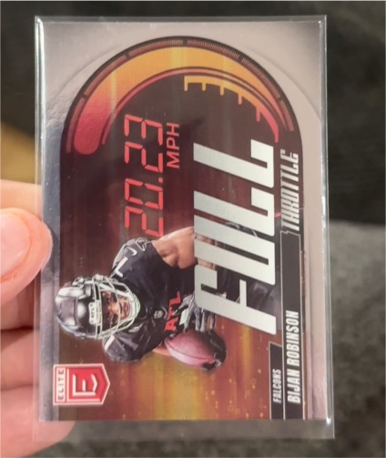 2025 Panini Donruss Elite #23 Bijan Robinson Full Throttle — front