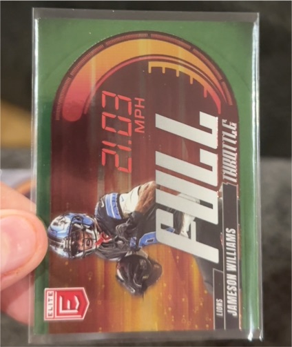 2025 Panini Donruss Elite #14 Jameson Williams Full Throttle — front