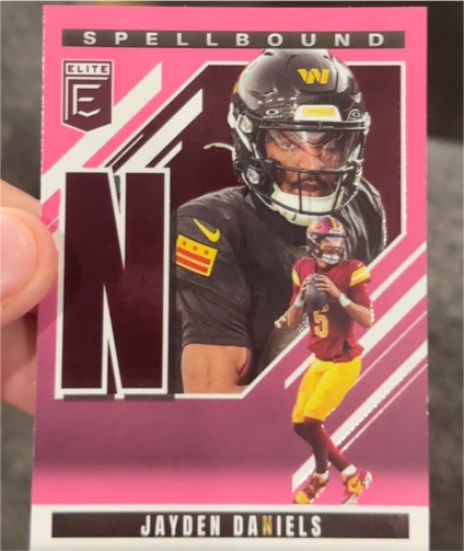 2025 Panini Donruss Elite Spellbound #N Jayden Daniels — front