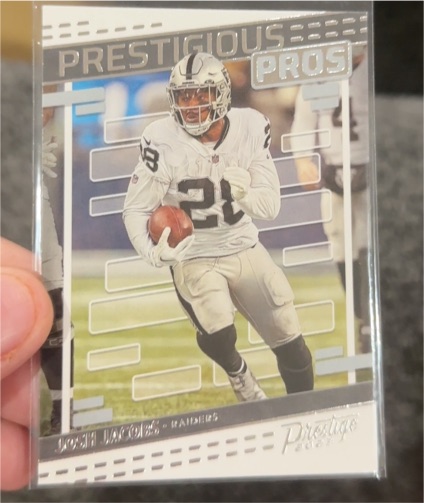 2023 Panini Prestige Prestigious Pros #PP-24 Josh Jacobs — front