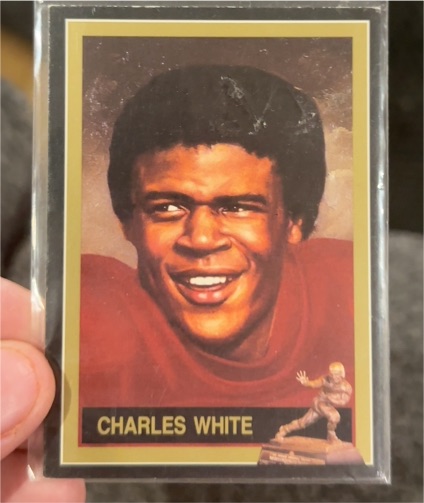 1991 Downtown Athletic Club Heisman Collection #45 Charles White — front