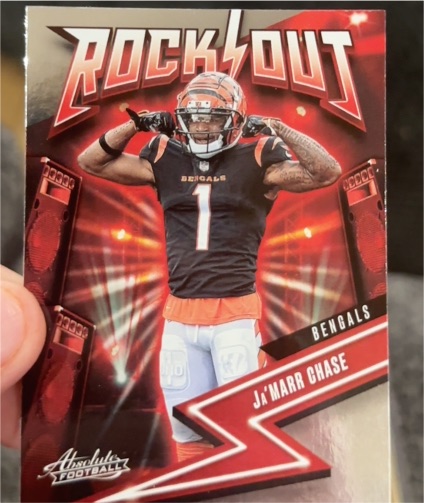2023 Panini Absolute Football #11 Ja'Marr Chase Rock Out — front