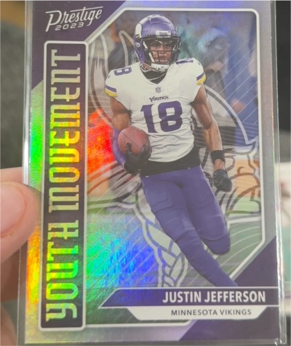2023 Panini Prestige Youth Movement #YM-7 Justin Jefferson — front