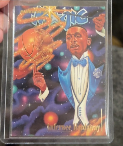 1994-95 Fleer #8 Anfernee Hardaway Magic Man — front