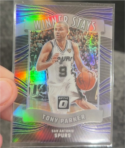 2023-24 Panini Donruss Optic #15 Tony Parker Winner Stays — front