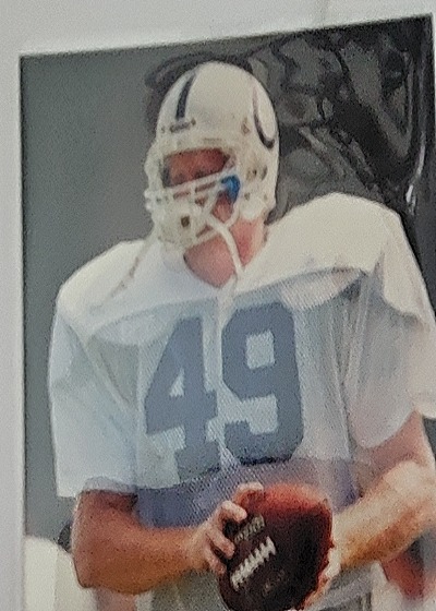 1990 Football #49 Indianapolis Colts Player — front