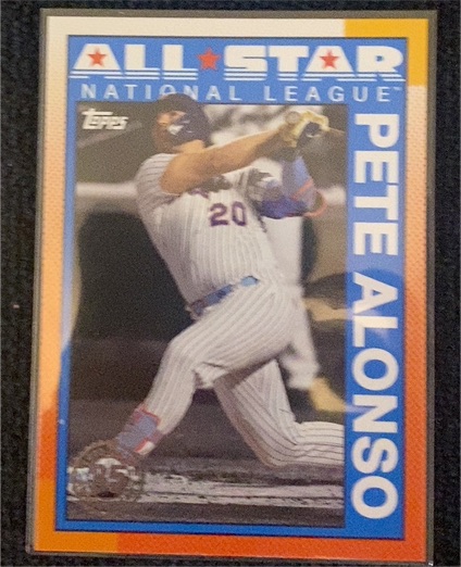 2025 Topps Series 2 #90AS-15 Pete Alonso 1990 Topps Baseball 35th Anniversary All-Stars — front