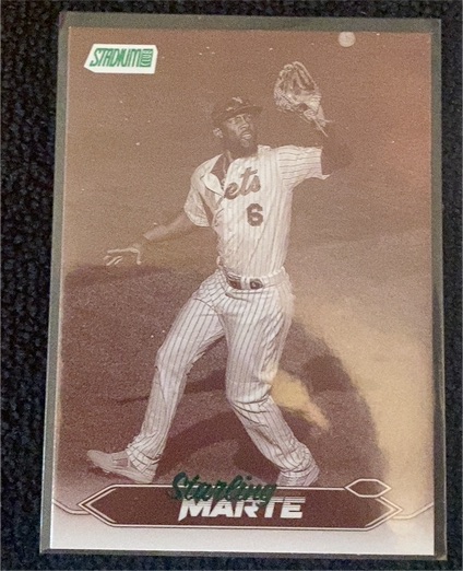2024 Topps Stadium Club Sepia #131 Starling Marte — front