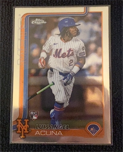 2025 Topps Chrome #56 Luisangel Acuna — front