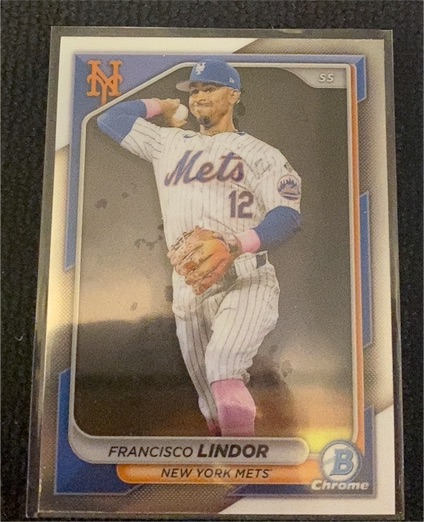 2024 Bowman Chrome #35 Francisco Lindor — front