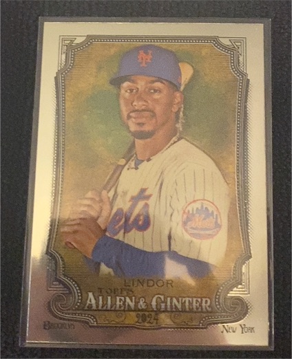 2024 Topps Allen & Ginter #73 Francisco Lindor — front