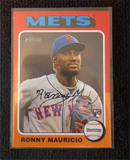 2024 Topps Heritage #296 Ronny Mauricio — front
