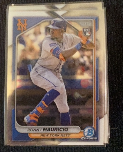 2024 Bowman Chrome #24 Ronny Mauricio — front