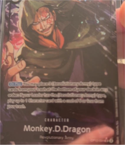 2025 One Piece Legacy of the Master #OP12-094 Monkey.D.Dragon — front