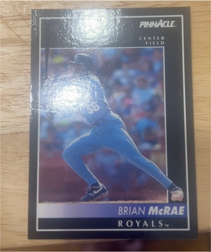 1992 Pinnacle #117 Brian McRae — front