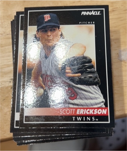 1992 Pinnacle #106 Scott Erickson — front