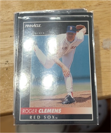 1992 Pinnacle #95 Roger Clemens — front