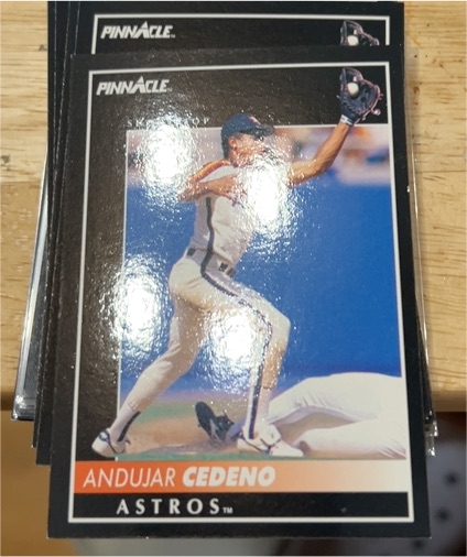 1992 Pinnacle #unknown Andujar Cedeno — front