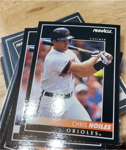 1992 Pinnacle #83 Chris Hoiles — front
