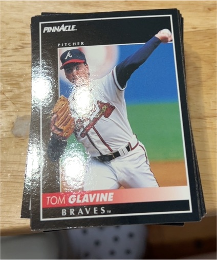 1992 Pinnacle #75 Tom Glavine — front