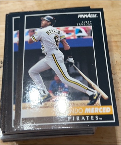 1992 Pinnacle #62 Orlando Merced — front