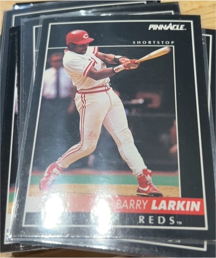 1992 Pinnacle #5 Barry Larkin — front