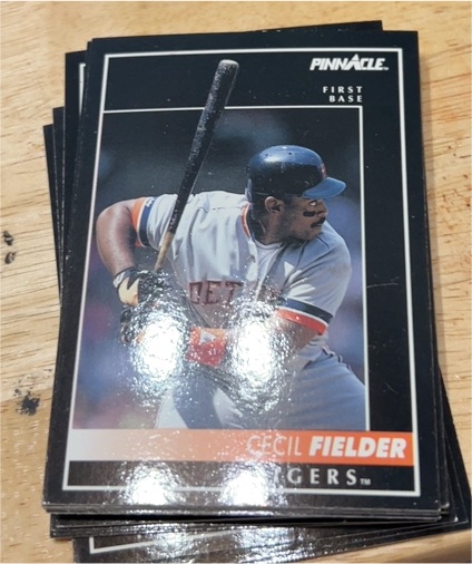 1992 Pinnacle #151 Cecil Fielder — front