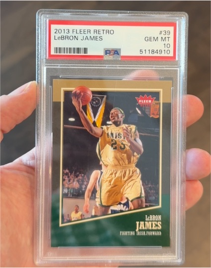 2013 Fleer Retro #39 LeBron James — front