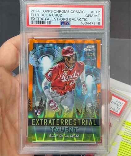 2024 Topps Chrome Cosmic #ET2 Elly De La Cruz — front