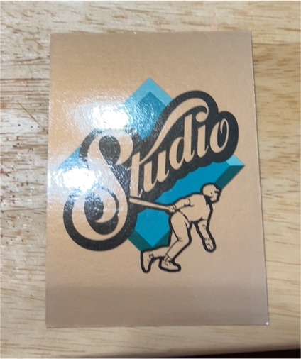 1992 Leaf Studio #NNO Header Card — front