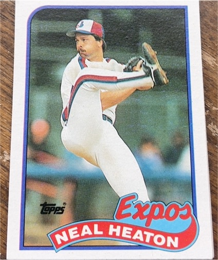 1989 Topps #197 Neal Heaton — front