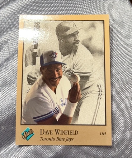 1992 Leaf Studio #260 Dave Winfield — front