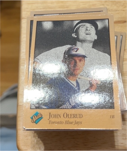 1992 Leaf Studio #258 John Olerud — front