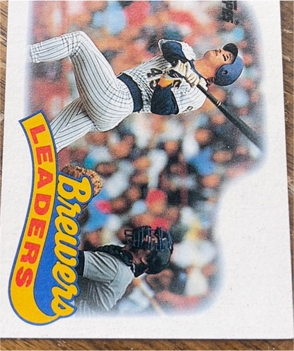 1989 Topps #759 Brewers Leaders Milwaukee Brewers — front