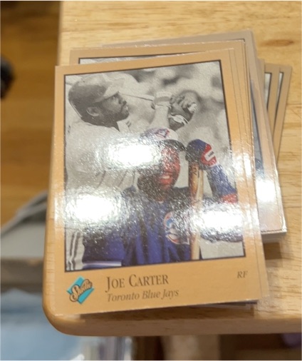 1992 Leaf Studio Joe Carter Toronto Blue Jays — front