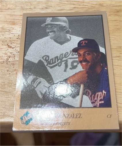 1992 Leaf Studio #242 Juan Gonzalez — front