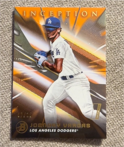 2023 Bowman Inception #87 Joendry Vargas — front