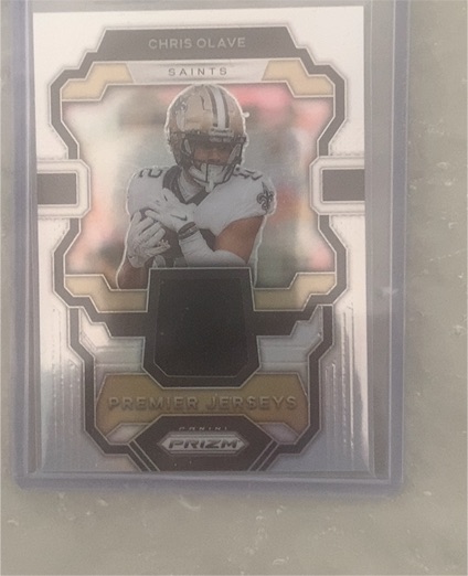 2023 Panini Prizm Premier Jerseys #PJ-CO Chris Olave — front