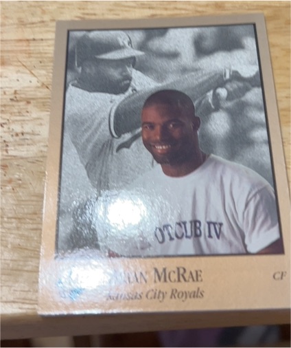 1992 Studio #187 Brian McRae — front