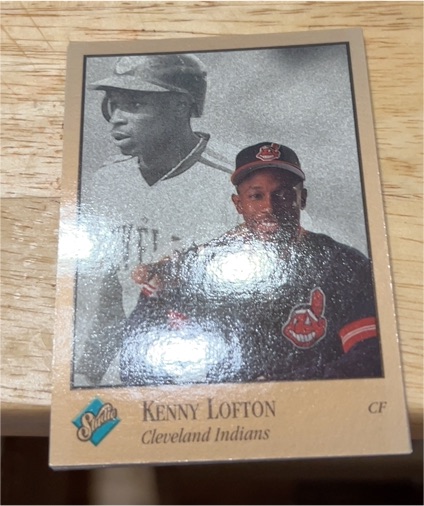 1992 Leaf Studio #168 Kenny Lofton Cleveland Indians — front