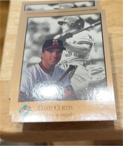 1992 Leaf Studio Chad Curtis — front