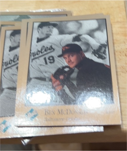 1992 Leaf Studio #126 Ben McDonald — front