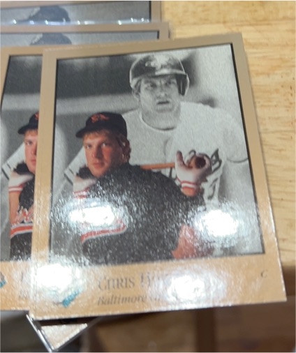 1992 Studio Chris Hoiles Baltimore Orioles — front