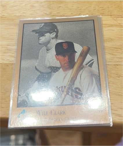 1992 Leaf Studio #114 Will Clark — front