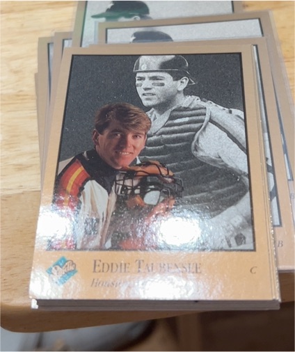 1992 Leaf Studio #40 Eddie Taubensee — front