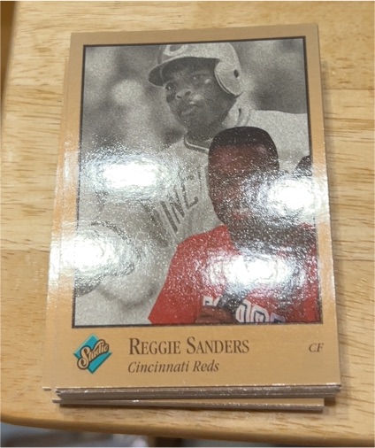 1992 Leaf Studio #CF Reggie Sanders — front