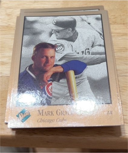 1992 Leaf Studio #14 Mark Grace — front