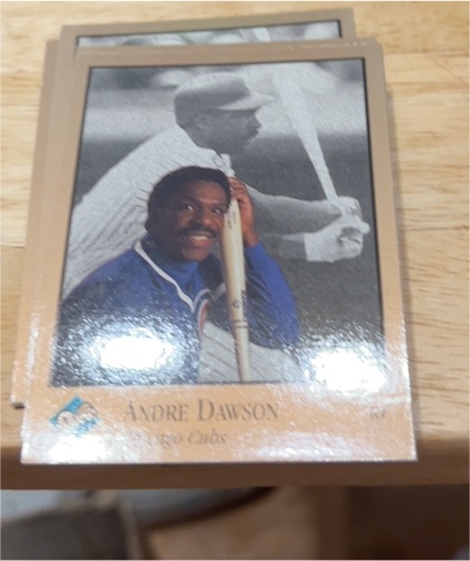 1992 Leaf Studio #12 Andre Dawson Chicago Cubs — front